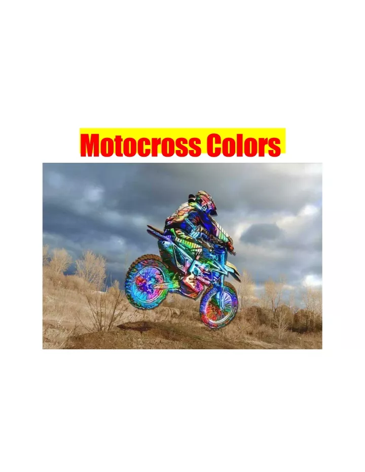 motocross colors