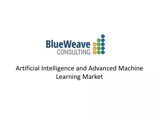 artificial intelligence and advanced machine learning market