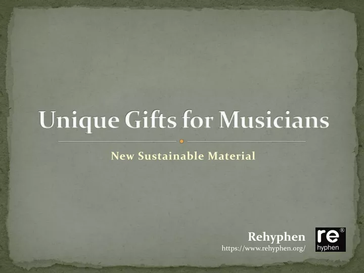 unique gifts for musicians
