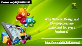 Why Website Design and Development are Important for every business?