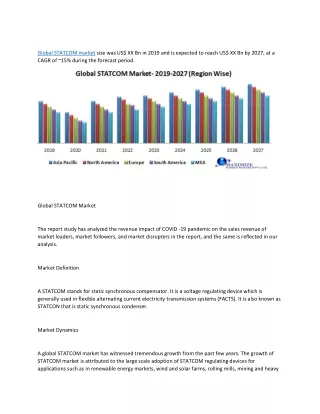 global statcom market size was us xx bn in 2019