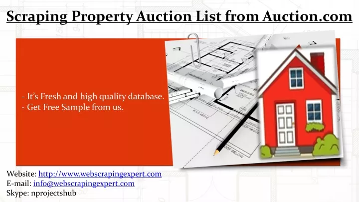 scraping property auction list from auction com