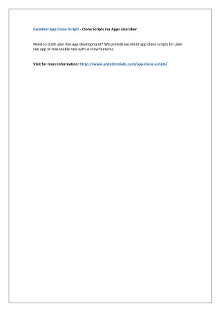 excellent app clone scripts clone scripts