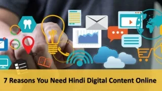 8 Reasons You Need Hindi Digital Content Online