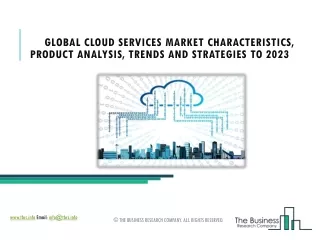 global cloud services market characteristics