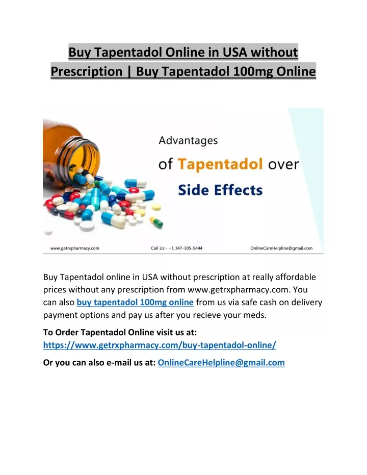 buy tapentadol online in usa without prescription