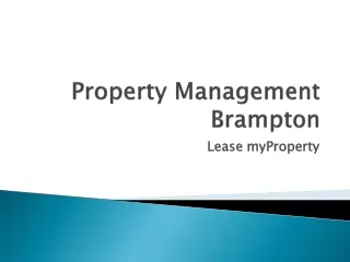 Property Management Brampton