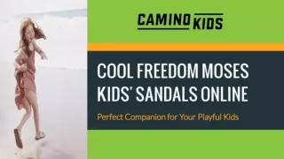 Cool Freedom Moses Kids’ Sandals Online