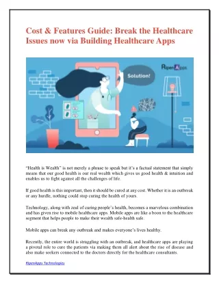 cost features guide break the healthcare issues