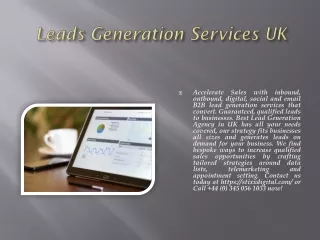 leads generation services uk