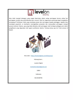 iklan telah menjadi bahagian yang sangat
