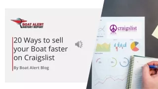 20 ways to sell your boat faster on craigslist