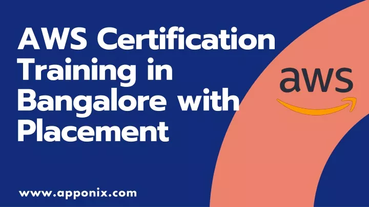 aws cert ification training in bangalore with