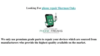 phone repair Sherman Oaks