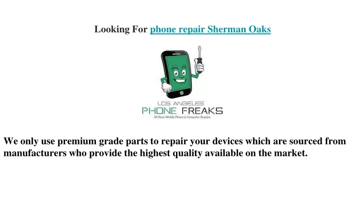 looking for phone repair sher man oa ks
