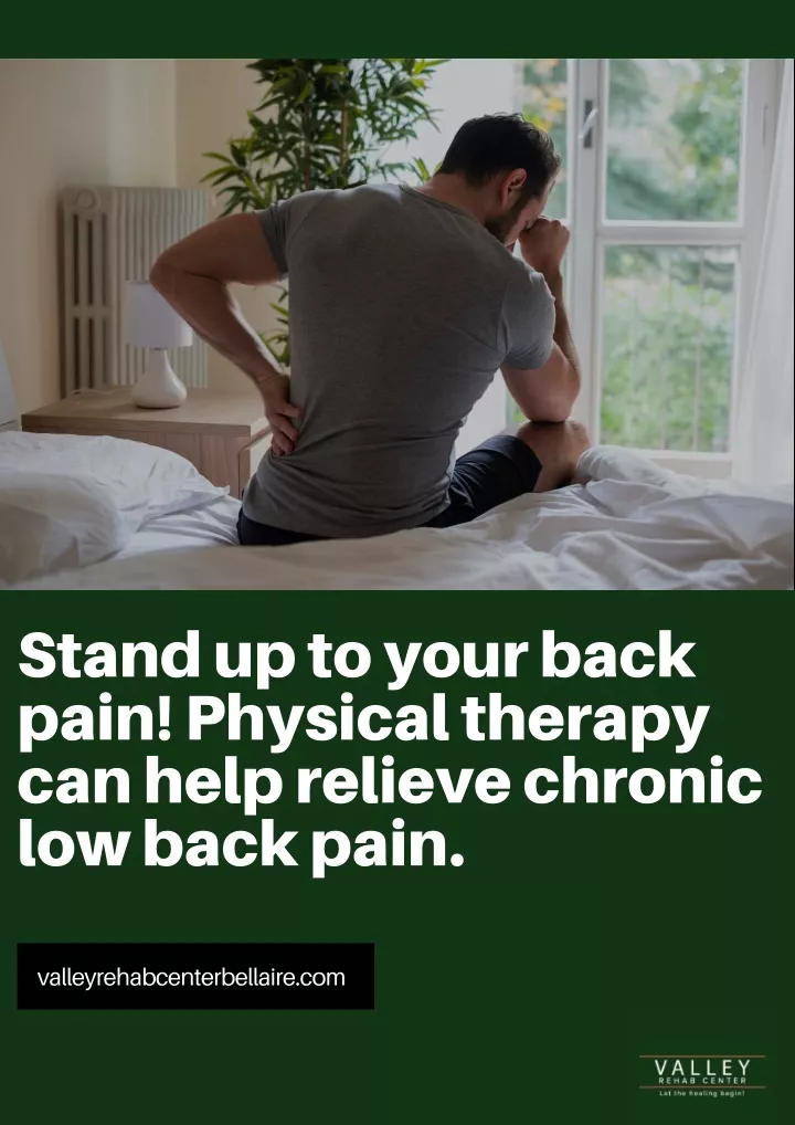 stand up to your back pain physical therapy