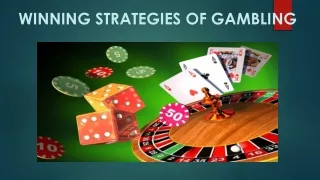 Winning strategies of gambling