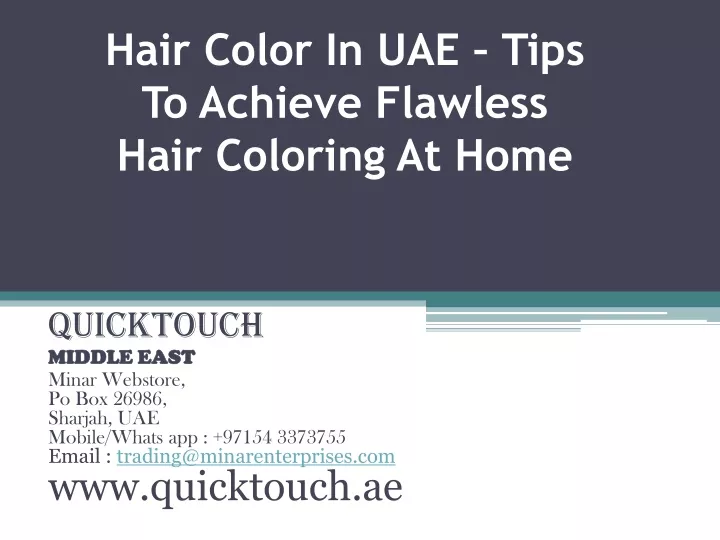 hair color in uae tips to achieve flawless hair coloring at home