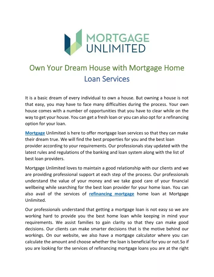 own your dream house with mortgage home own your