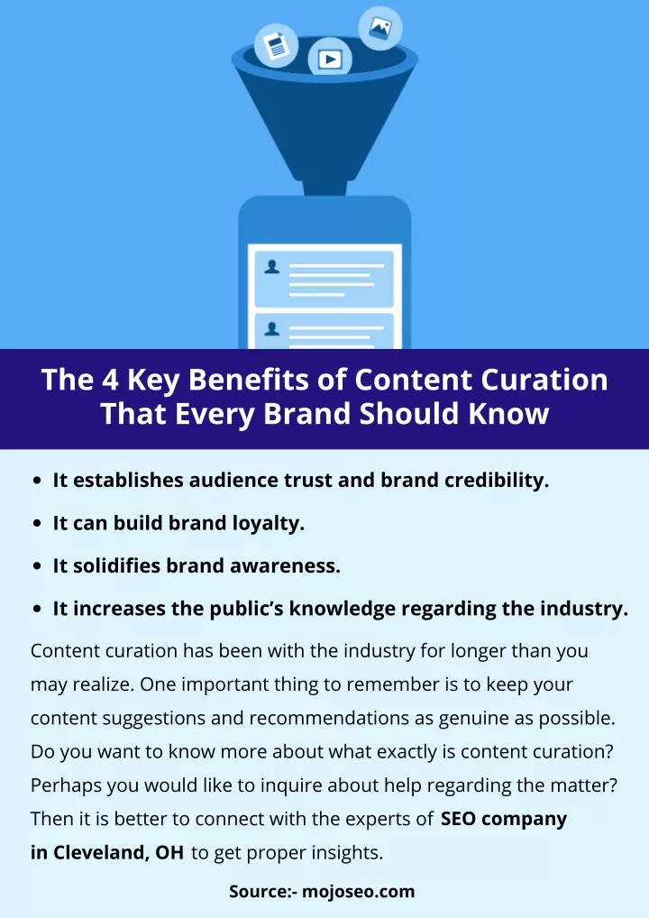 the 4 key benefits of content curation that every