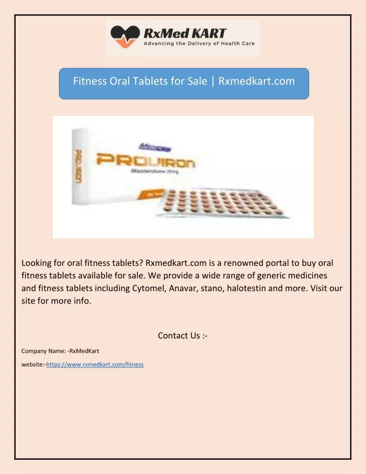 fitness oral tablets for sale rxmedkart com
