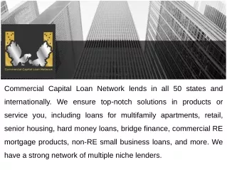 Commercial mortgage loan