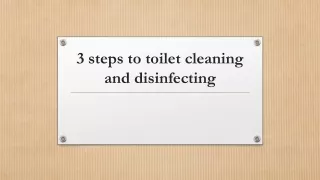 3 steps to toilet cleaning and disinfecting | Emasol