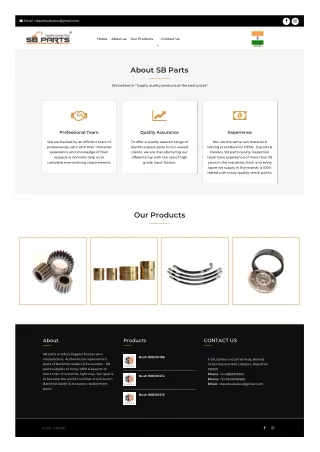 Manufacturer of JCB Spare Parts | 100% Quality Assurance - SB Parts