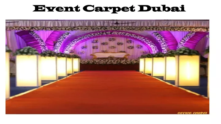 event carpet dubai