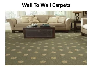 wall to wall carpets