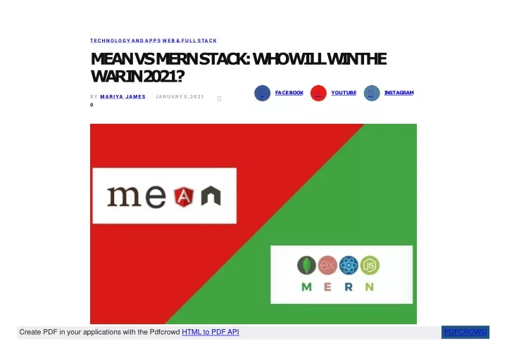 mean vs mern stack who will win the war in 2021
