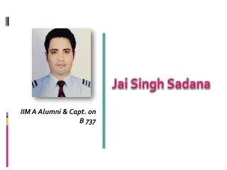 Capt. Jai Singh Sadana