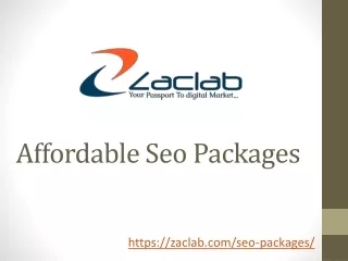 Affordable Seo Packages