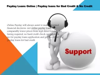 Get Payday Loans Online | Payday loans for Bad Credit & No Credit| Best Alternative