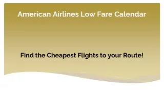 american airlines low fare calendar