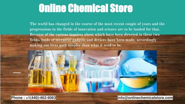 online chemical store