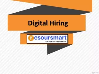 Digital Recruitment Agency, Digital Recruitment Company Hyderabad – Resoursmart