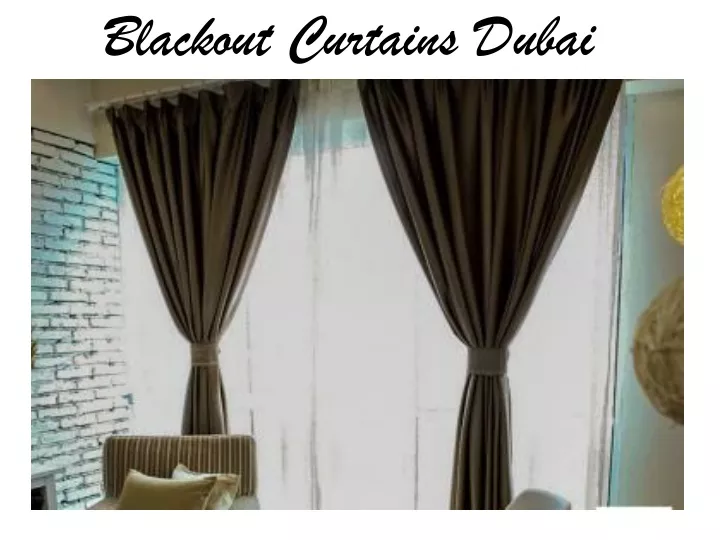 blackout curtains dubai