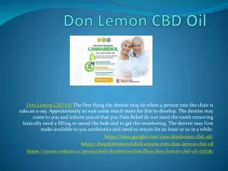 Don Lemon CBD Oil