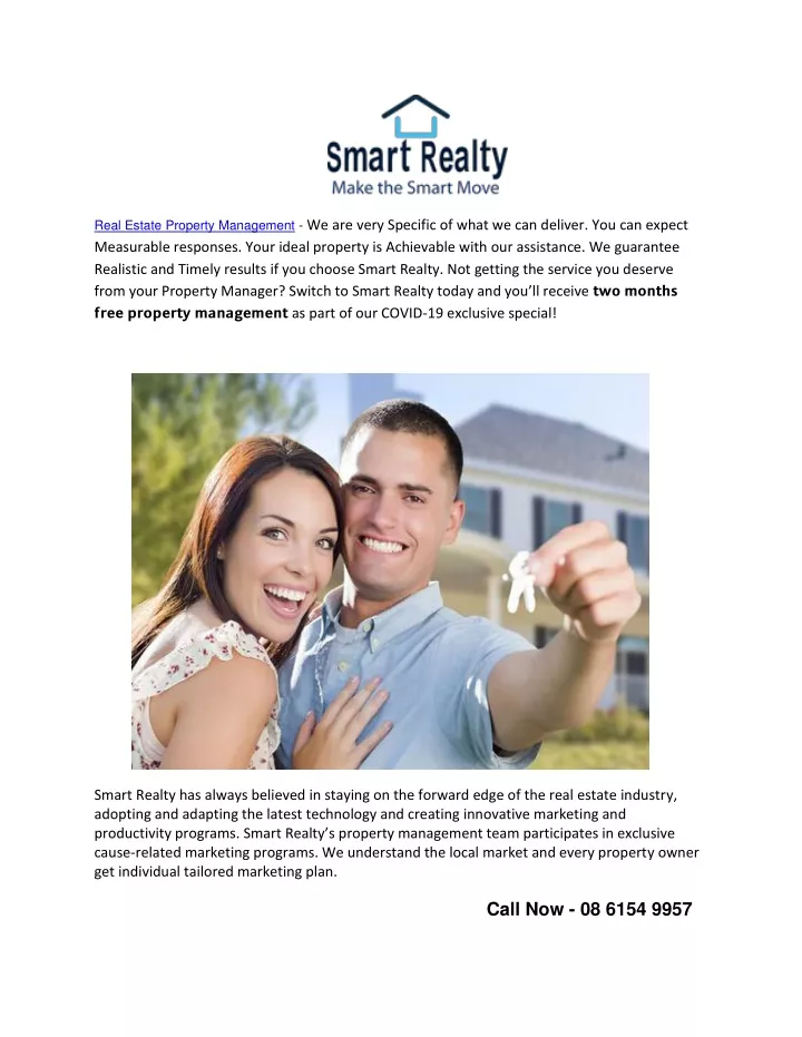 real estate property management we are very
