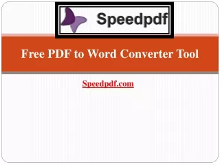 free pdf to word converter tool