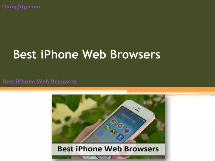 best iphone web browsers