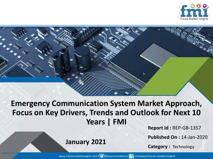 emergency communication system market approach
