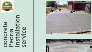 Concrete Peoria construction service in usa at Asphaltpeoria