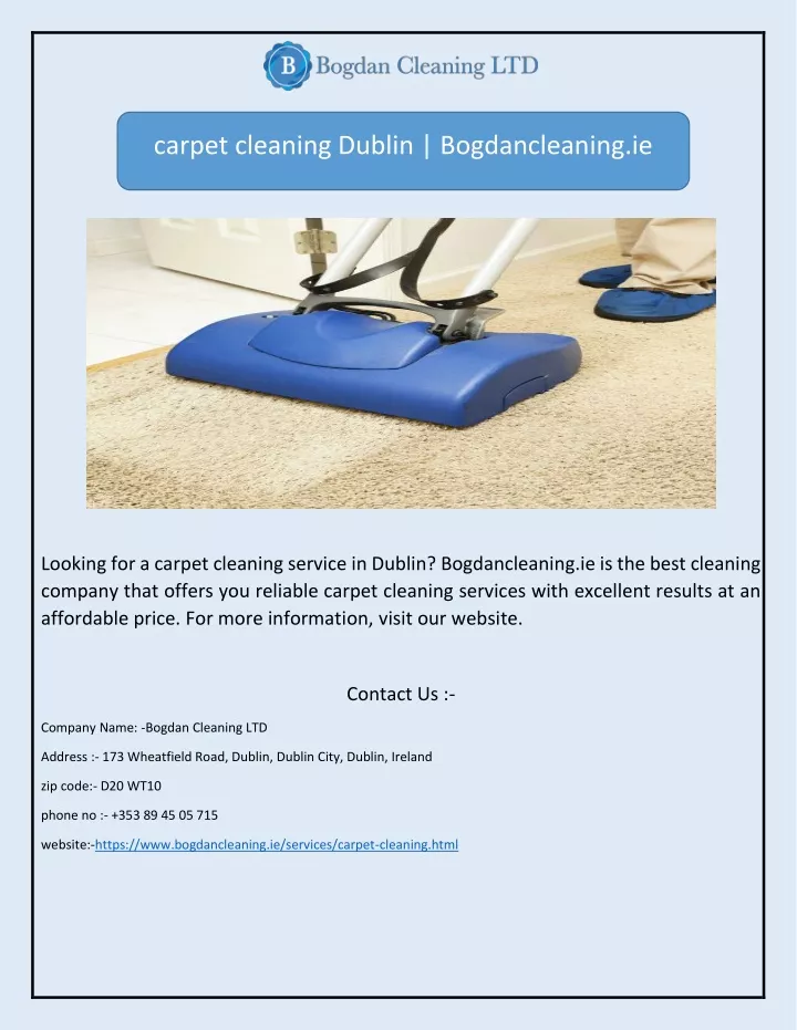 carpet cleaning dublin bogdancleaning ie