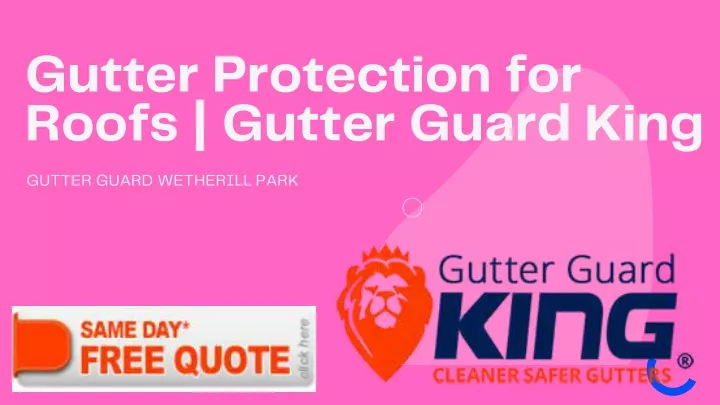 gutter protection for roofs gutter guard king