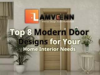 Top 8 Modern Door Designs for Your Home Interior Needs