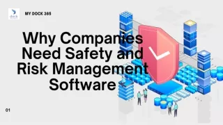 Why Companies Need Safety and Risk Management Software