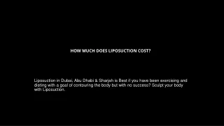 how much does liposuction cost