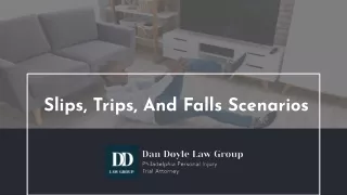 slips trips and falls scenarios